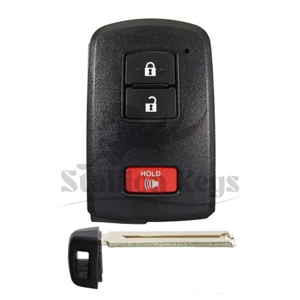 2021-2023 Toyota 4Runner / Tundra / Tacoma / 3-Button Smart Key / PN: 89904-0C050 / HYQ14FBB - 0010 / AFTERMARKET 2021-2023 Toyota 4Runner / Tundra / Tacoma / 3-Button Smart Key / PN: 89904-0C050 / HYQ14FBB - 0010 / AFTERMARKET